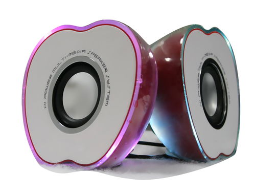 深圳新情電腦音箱 迷你筆記本音箱 2.0音箱 禮品音箱 情侶音箱